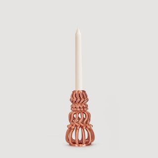 Loop of Frosted Candle Holders