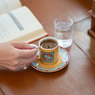 SPLENDID X GORGO IRUKA VOYAGE COFFEE CUP YELLOW