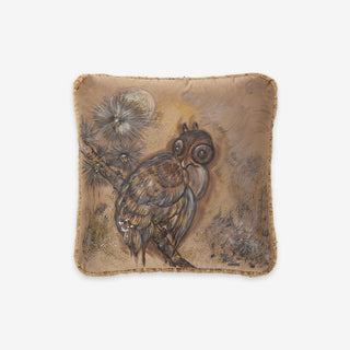 Owl El Boyaması Kırlent – Limited Edition