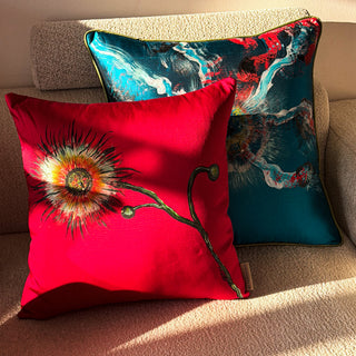 Impulse El Boyaması Kırlent - Created for Meji Design+Gallery