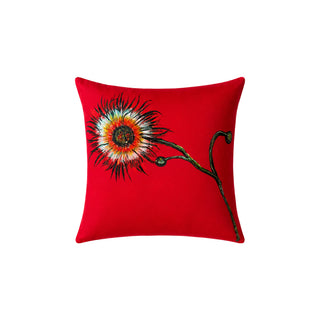 Passion Flower  El Boyaması Kırlent  - Created for Meji Design+Gallery
